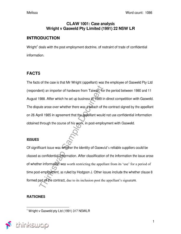 law firm case study assessment